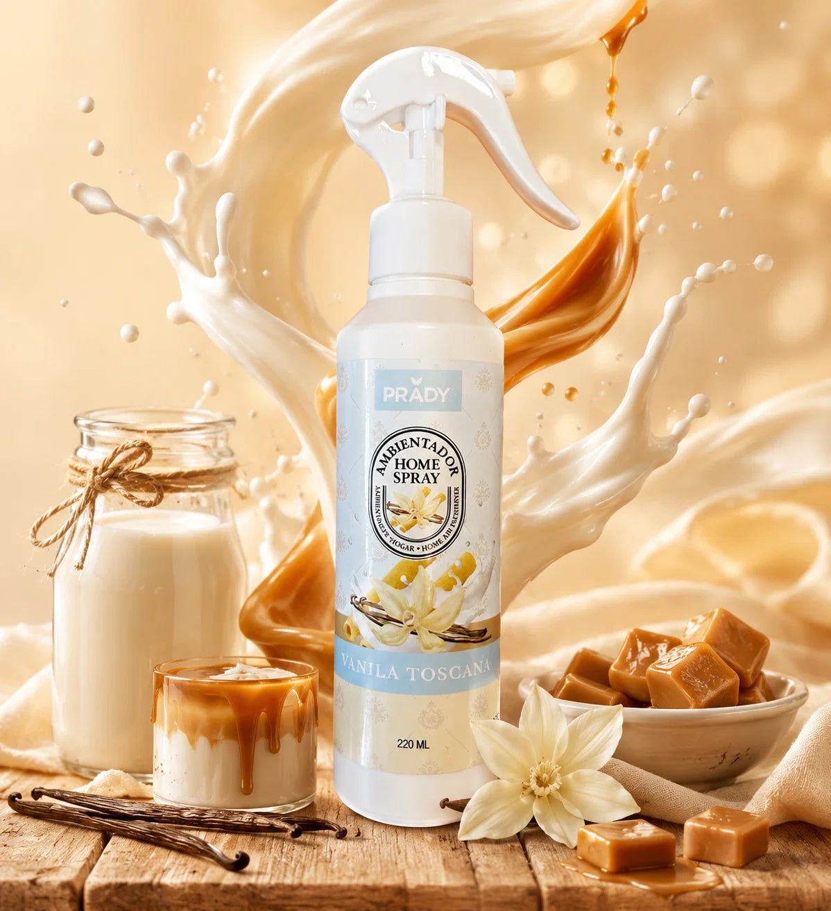 Spray d’ambiance - Vanilla toscana - 220 ml Mademoiselle girly