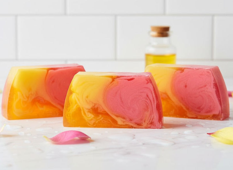 Tranche de savon - Smiley Apple Mademoiselle girly
