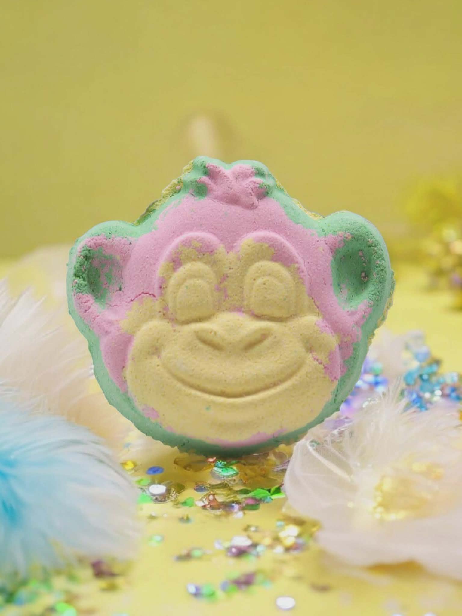 Bombe de bain - Singe Mademoiselle girly