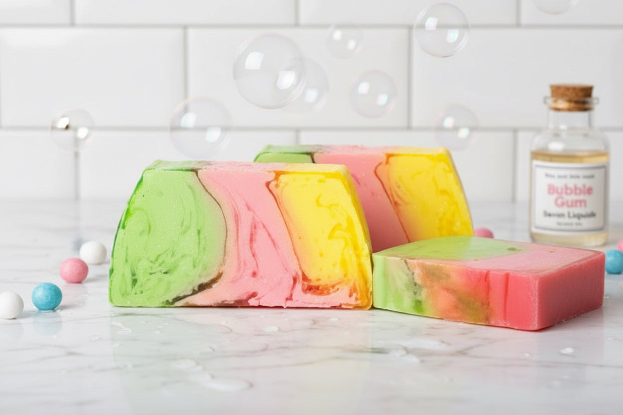 Tranche de savon - Bubble Gum Mademoiselle girly