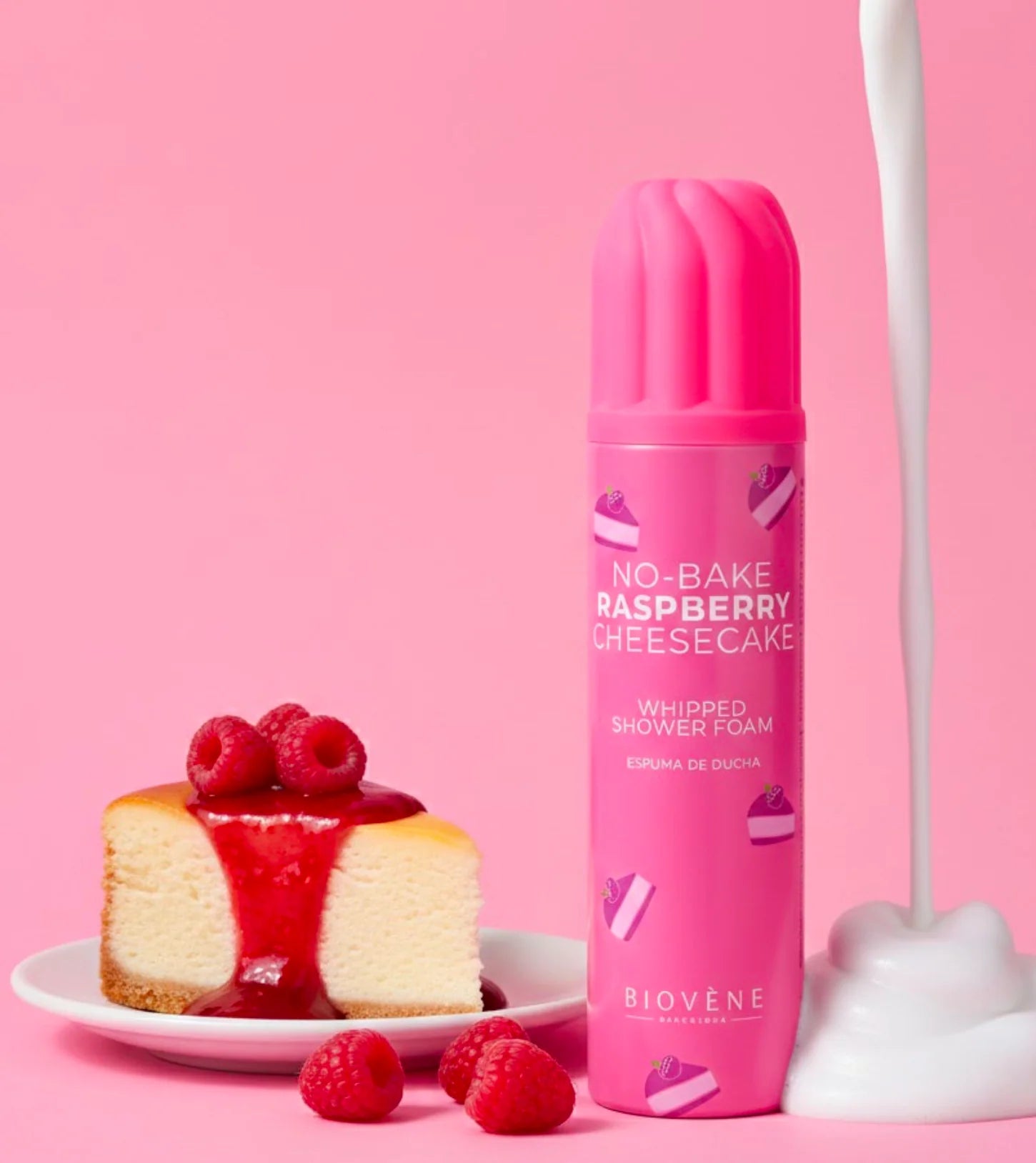 Chantilly de douche - Rasberry cheescake - 250 ml Mademoiselle girly