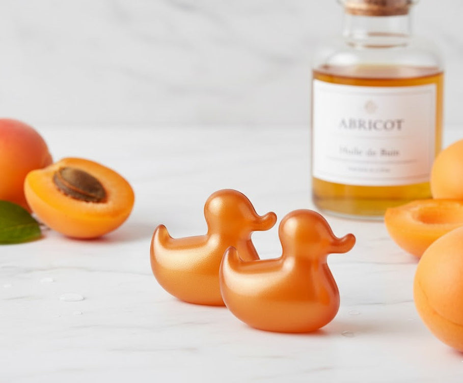 Perle de bain Canard - Abricot Mademoiselle girly