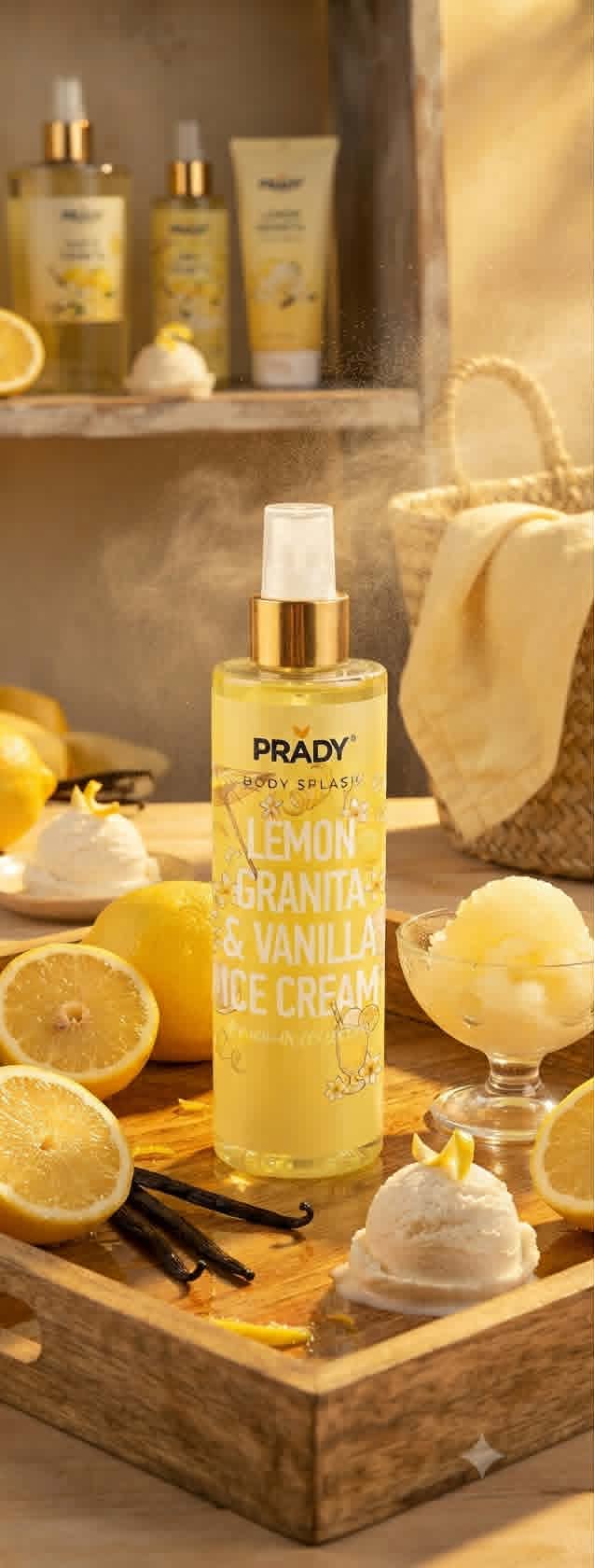 Brume Prady - Lemon granita & vanilla ice cream - 250 ml Mademoiselle girly