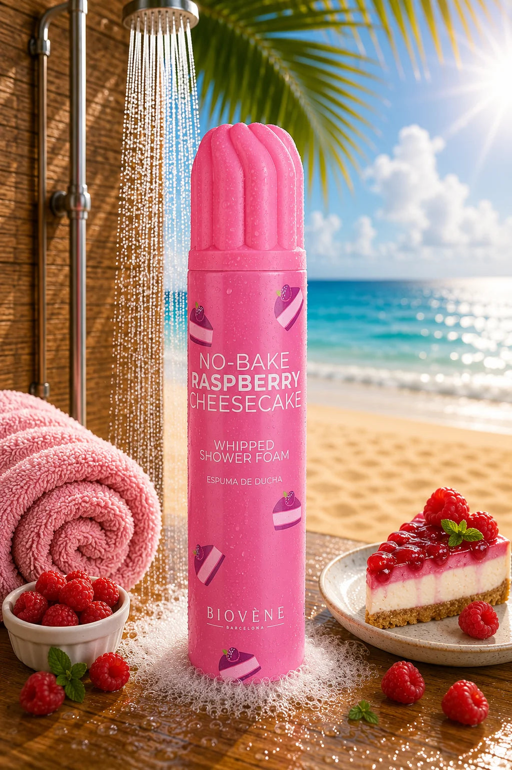 Chantilly de douche - Rasberry cheescake - 250 ml Mademoiselle girly