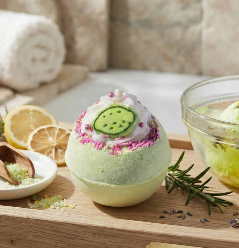 Bombe de bain - lemon - 160gr Mademoiselle girly