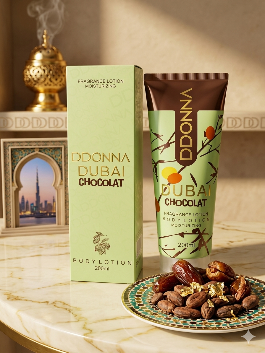 Body Lotion - Chocolat Dubai - 200 ml Mademoiselle girly