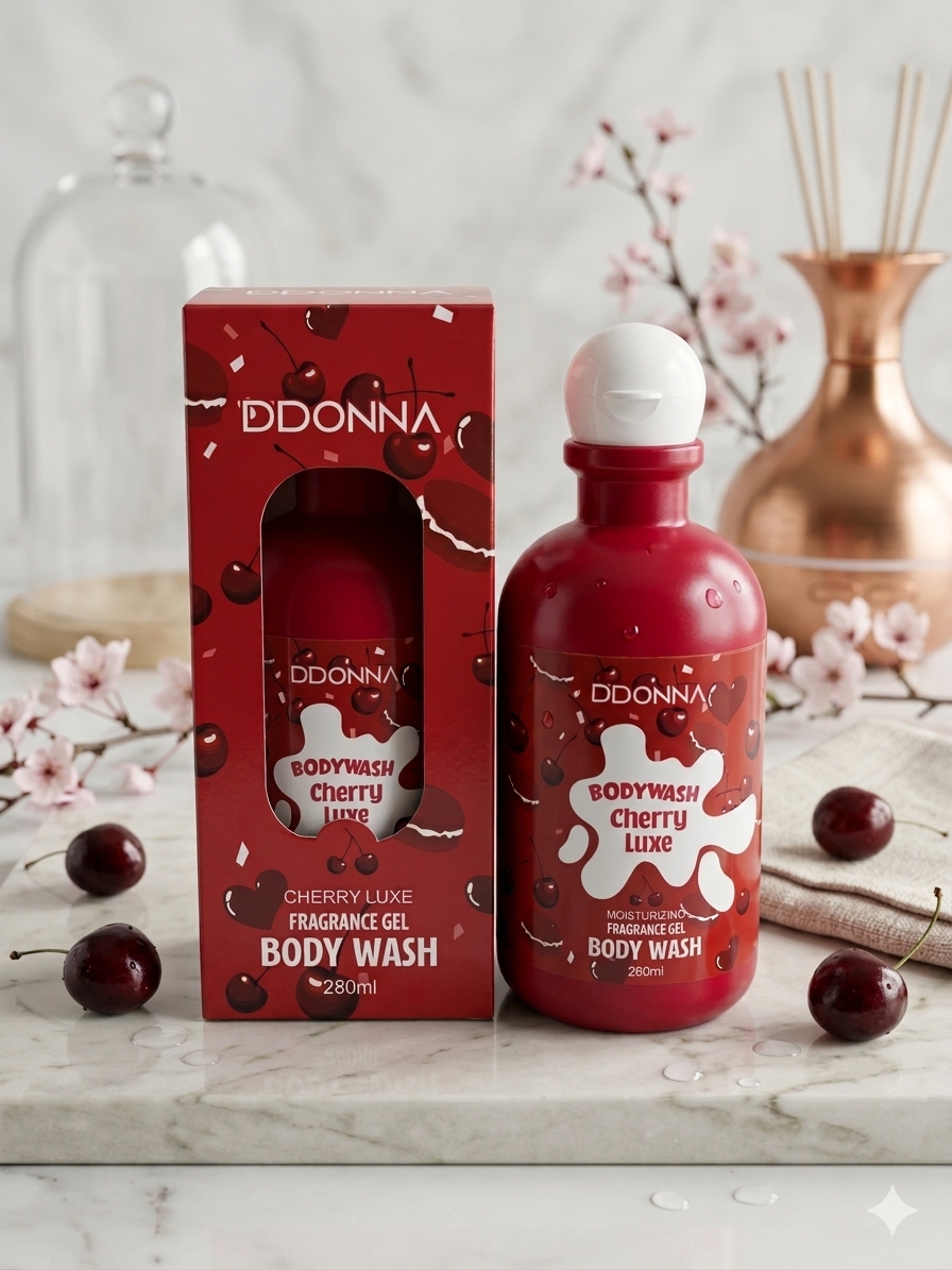 Gel douche - Cherry Luxe - 280ml Mademoiselle girly