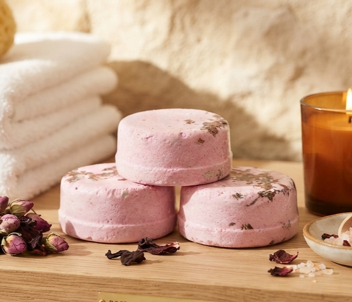 Galet de bain - Rose - 200gr Mademoiselle girly