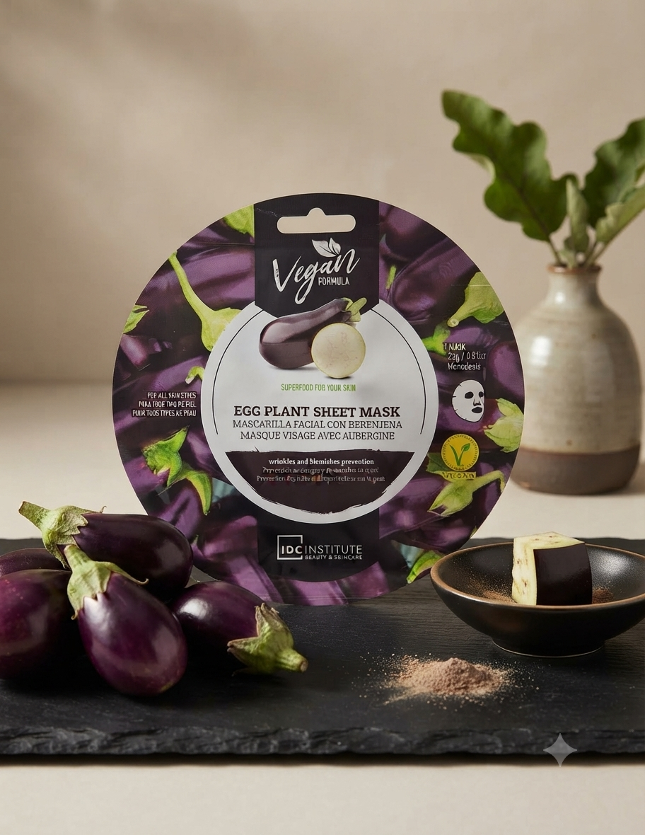 Masque visage - Aubergine Mademoiselle girly