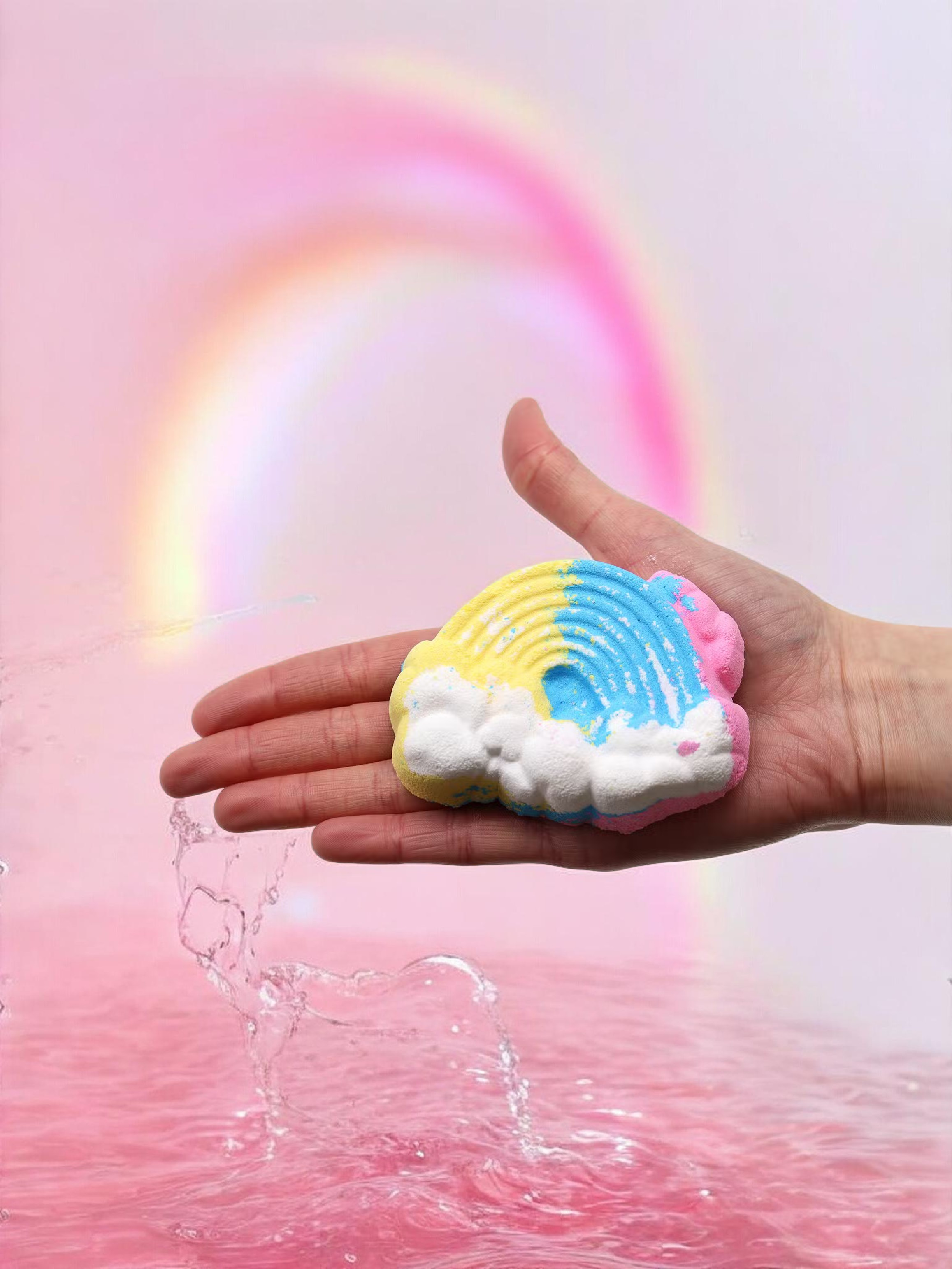 Bombe de bain - Arc-en-ciel Mademoiselle girly