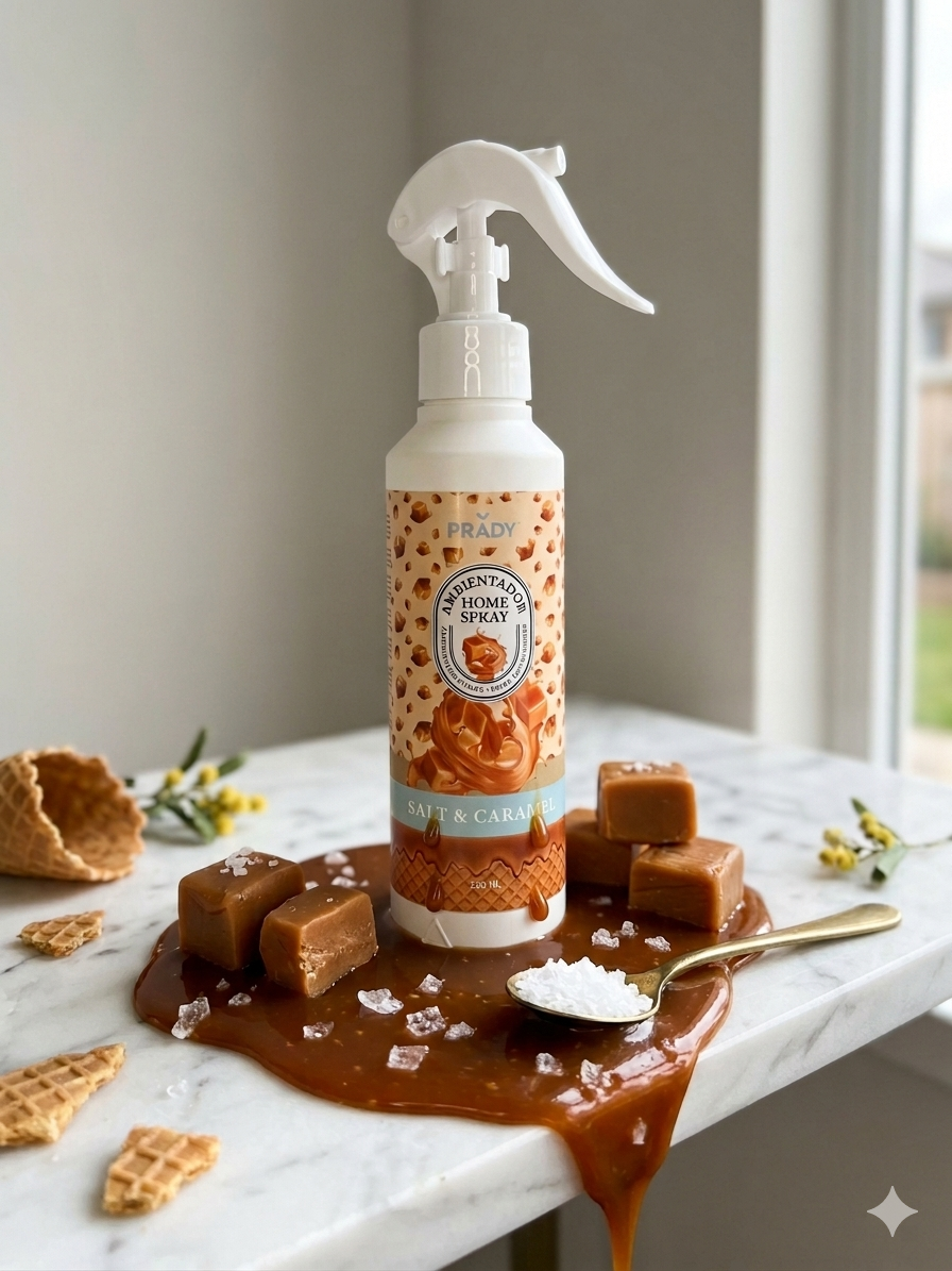 Spray d'ambiance Prady - Caramel Beurre Salé - 220 ml Mademoiselle girly