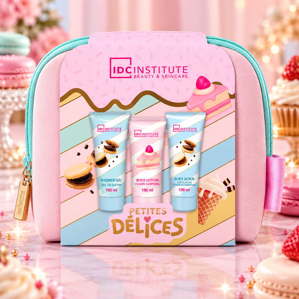 Coffret avec trousse de beauté - IDC Institute Mademoiselle girly