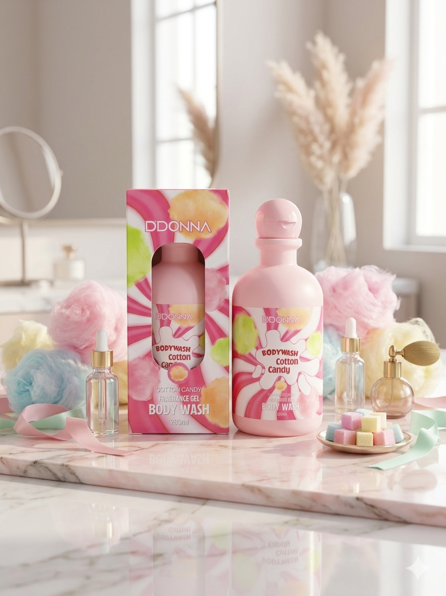 Gel douche - Cotton Candy - 280ml Mademoiselle girly